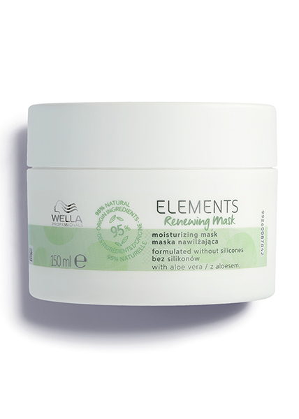 Jpg highres wella professionals emea care relaunch elements renewing mask 150ml packshot with shadow 2023 psd