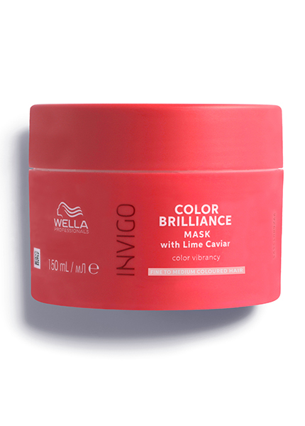 Jpg highres wella professionals emea care relaunch invigo color brilliance mask fine 150ml packshot with shadow 2023 psd
