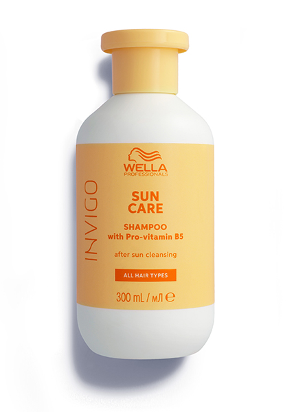 Jpg highres wella professionals emea care relaunch invigo sun care shampoo 300ml packshot with shadow 2023 psd